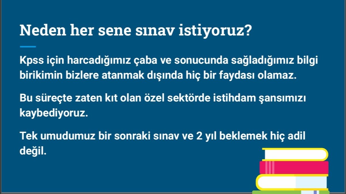 haritakpss2020's tweet photo. @halis_aygun başkanım her sene b grubu kpss yapılsın istiyoruz
neden istiyoruz özetle şöyle #hersene https://t.co/GVlBw4oaZZ