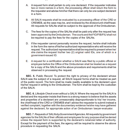 lianbuan's tweet photo. JUST IN: It's official – Office of the Ombudsman restricts public access to SALNS. In Memo Circular No. 1, S 2020, only the following will be granted access to SALN – the official, their authorized representative, via court order, or govt investigators @rapplerdotcom https://t.co/NvUzWIiDWj