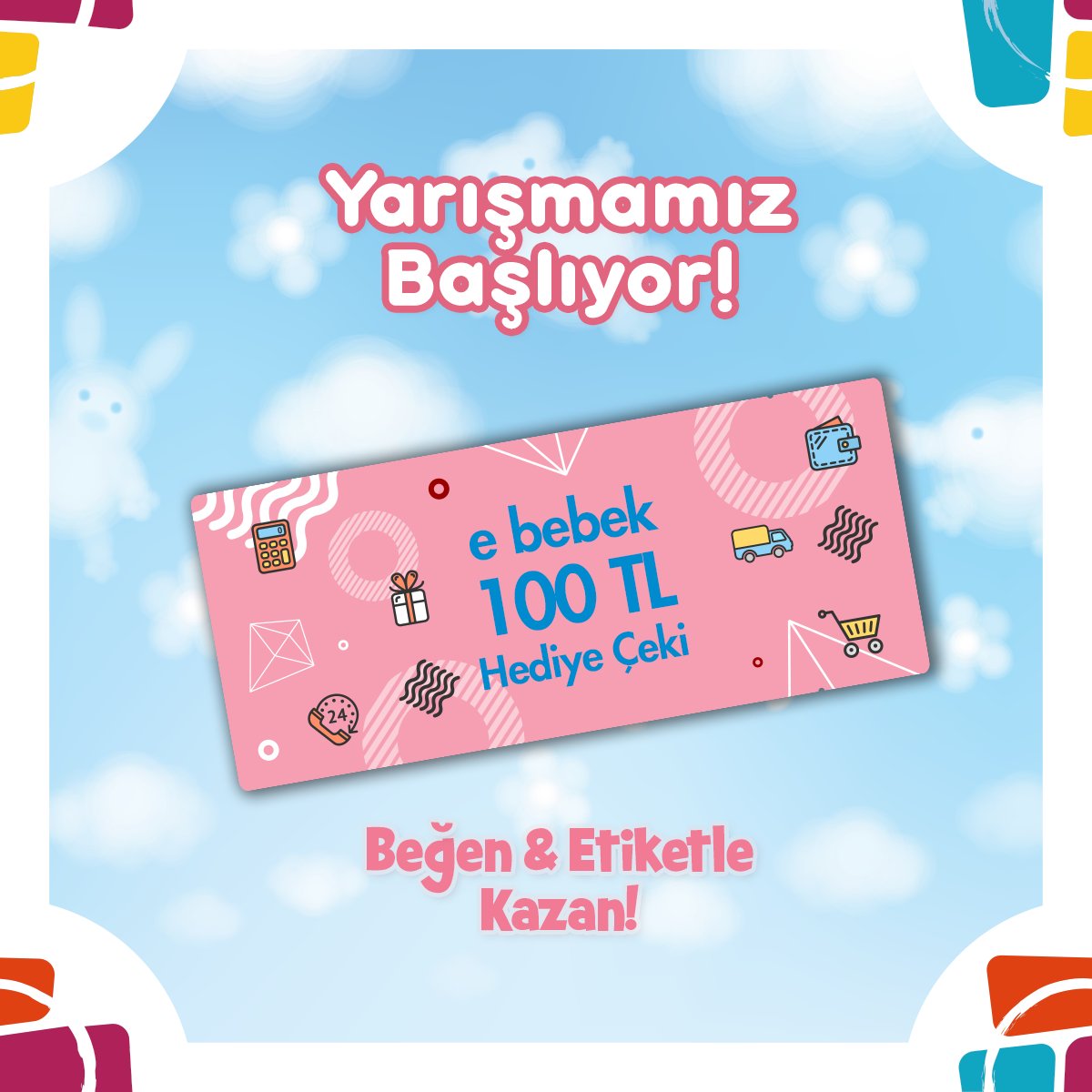 onetower_avm's tweet photo. One Tower AVM e bebek yarışması başladı 🎉
e bebek'ten 100 TL değerinde hediye çeki kazanan 10 kişiden biri olmak için facebook sayfamızdaki katılım koşullarına göz atmayı unutma!
Bol Şanslar.
.
.
#OneTower #OneTowerAVM #ebebek #yarışma #çekiliş #alışverişmerkezi #ankara https://t.co/b9grEuih5E