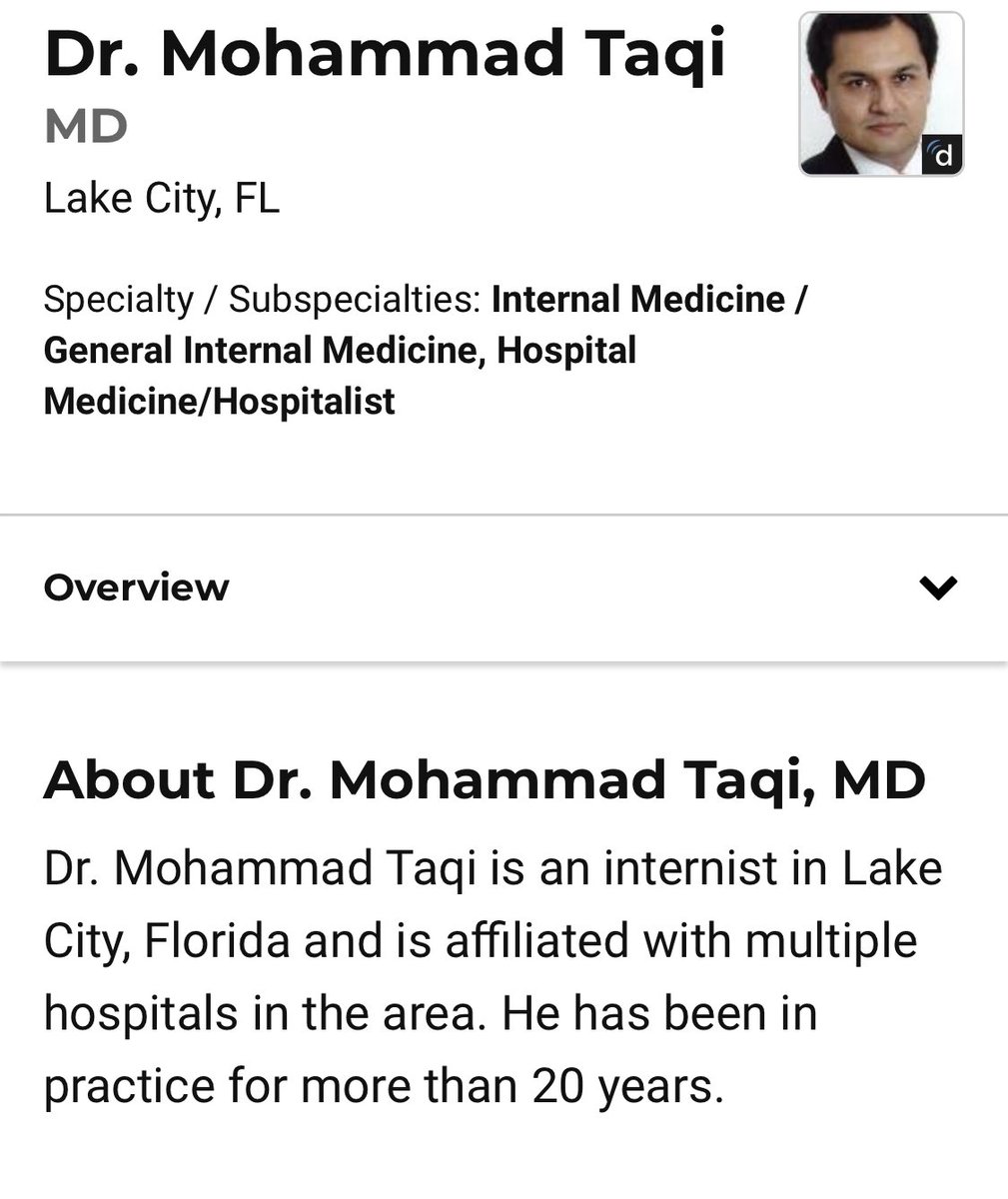Dr Mohammad Taqi is not a scholar on South Asian affairs or anything remotely associated with it, he’s just a medical doctor practicing out of Lake City & Gainesville hospitals in Florida USA.But why is he invited by US ThinkTanks to make foreign policy recommendations?/70