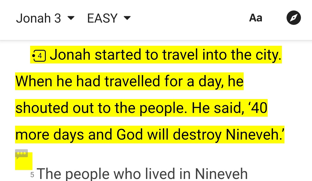 That's the amazing thing about God, He doesn't keep us in the dark. He wants you to know and be aware. God warned Jonah of the destruction of Nineveh (Jonah 1:2, 3:4)