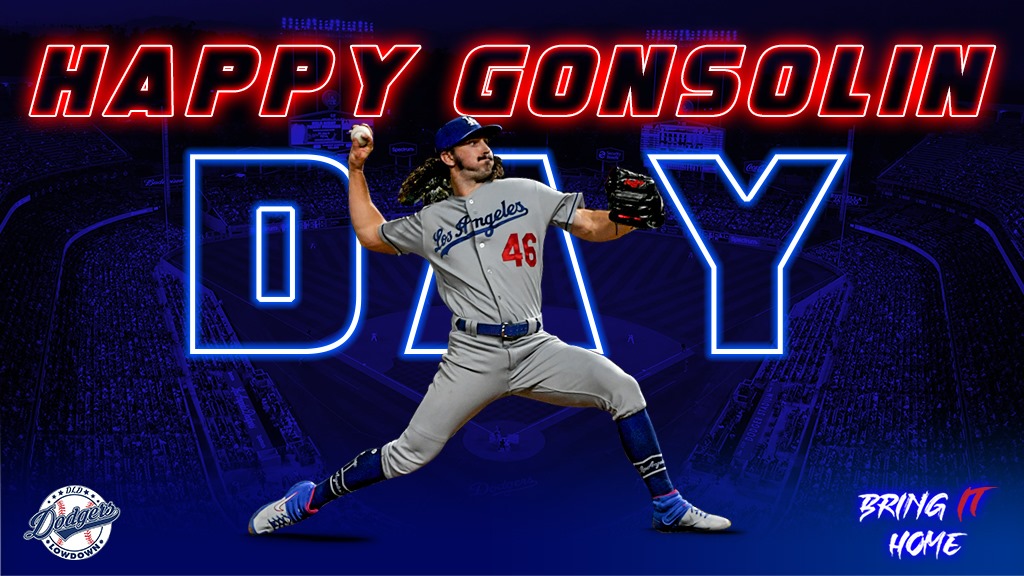 DodgersTailgate's tweet photo. Happy Gonsolin Day!
#GonsolinDay #BringItHome #Dodgers https://t.co/mJFHkgSmww