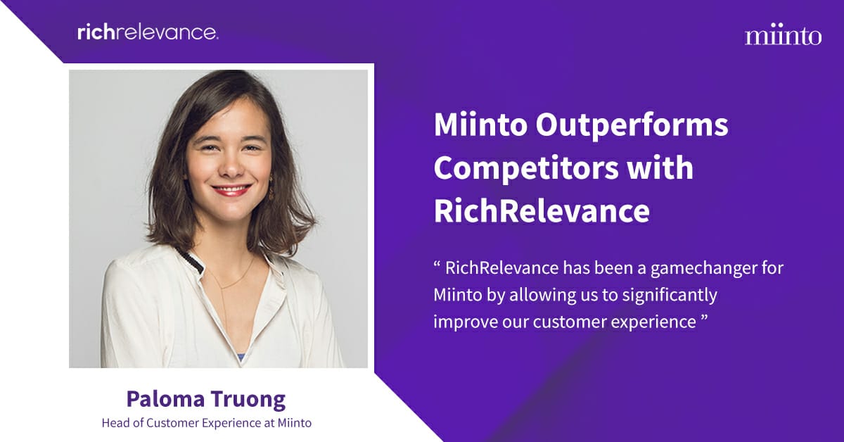 The digital-first fashion marketplace, Miinto is acing the online game - by helping small boutiques sell online, using #personalization as a strategic weapon &amp; standing tall with 47% sales growth in the first half of 2020.

Read more - richrelevance.com/2020/09/14/mii…

#CustomerExperience