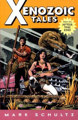 MrMidniteOwl's tweet photo. A passion project before I die would be to adapt Xenozoic Tales into a #movie. Brilliant series by legend Mark Schultz. Part #IndianaJones, part #JurassicPark, part #Fallout. Characters, stories, everything is just top notch. #Creative #willwork4free https://t.co/AoDKOjloeg