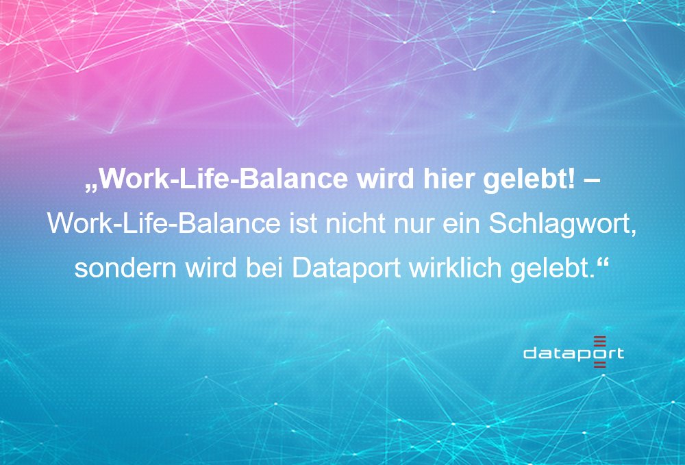 Rund 90 % unserer Mitarbeiterinnen und Mitarbeiter schätzen unsere flexiblen Arbeitszeiten - <a href="/Datareport/">Dataport</a> 

#HighfivefürmehrWorkLifeBalance #dataport #wirsinddataport