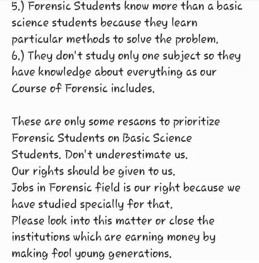 19Murkute's tweet image. @IndianForensic @UCLForensicSci @abhiandniyu @dhruv_rathee @TheDeshBhakt @AnilDeshmukhNCP @OfficeofUT @CMOMaharashtra @Dev_Fadnavis @PMOIndia @narendramodi @priyankagandhi @INCIndia @RahulGandhi @ravishndtv @IndianExpress #jobsforforensic #justiceforforensic