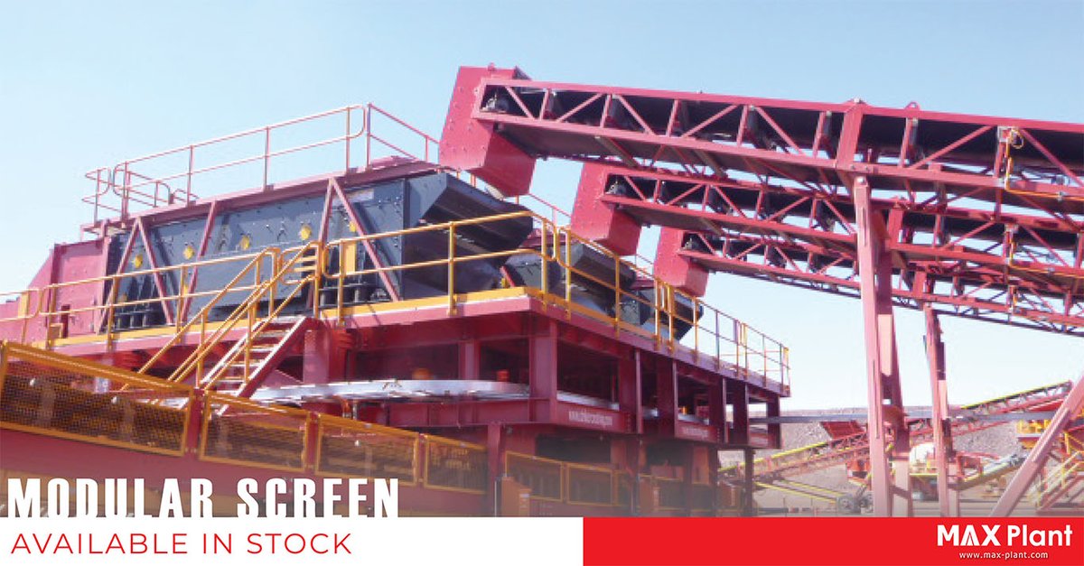 MAXPlantAu's tweet image. This big unit being the 20ft x 8ft is one of the biggest on the market for a modular mobile screen. It is a triple deck split so you can produce 4 products being a huge advantage in aggregates.

#modularscreen #maxplant #equipmentrental #mineralprocessing