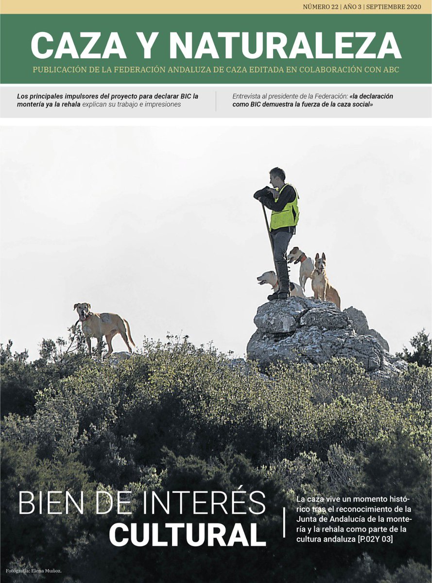 Hoy en tu kiosko encontrarás el suplemento #CAZA Y #NATURALEZA con un número muy especial dedicado íntegramente a la declaración de la montería y la rehala como Bien de Interés Cultural

Lo encontrarás dentro de las páginas de <a href="/abcdesevilla/">ABC de Sevilla</a> <a href="/abccordoba/">ABC Córdoba</a> <a href="/ideal_granada/">ideal_granada</a> <a href="/DiarioSUR/">SUR. El periódico de Málaga</a>