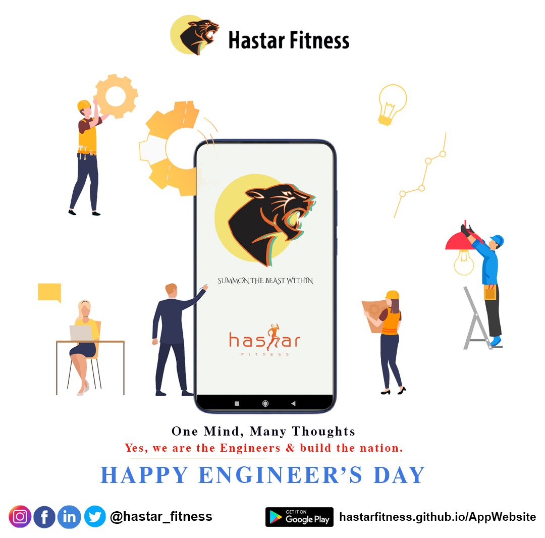 HastarFitness's tweet photo. HAPPY ENGINEER'S DAY
#jugaad Life😁✌

Like❤, Retweet♻️ 

Comment down your best part of your JUGAAD LIFE. 

#HappyEngineersDay2020 #EngineerDay #Engineering #engineeringlife #stayathome #SpeakUpForEngineers #TuesdayMotivation #Engineers https://t.co/MVOf5ybaWg