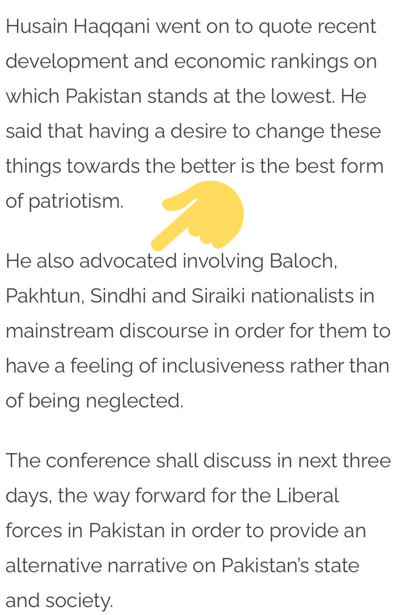 The 2nd session of SAATH Forum Oct 2017 held in collaboration with EFSAS, a decision was taken to exploit ethnic fault lines of Pakistani society to the max.Hussain Haqqani invited Mohsin Dawar from PTM, Lakhu Lakhani of Sindhudesh-WSC, & Faheem Baloch of BLA were invited./80