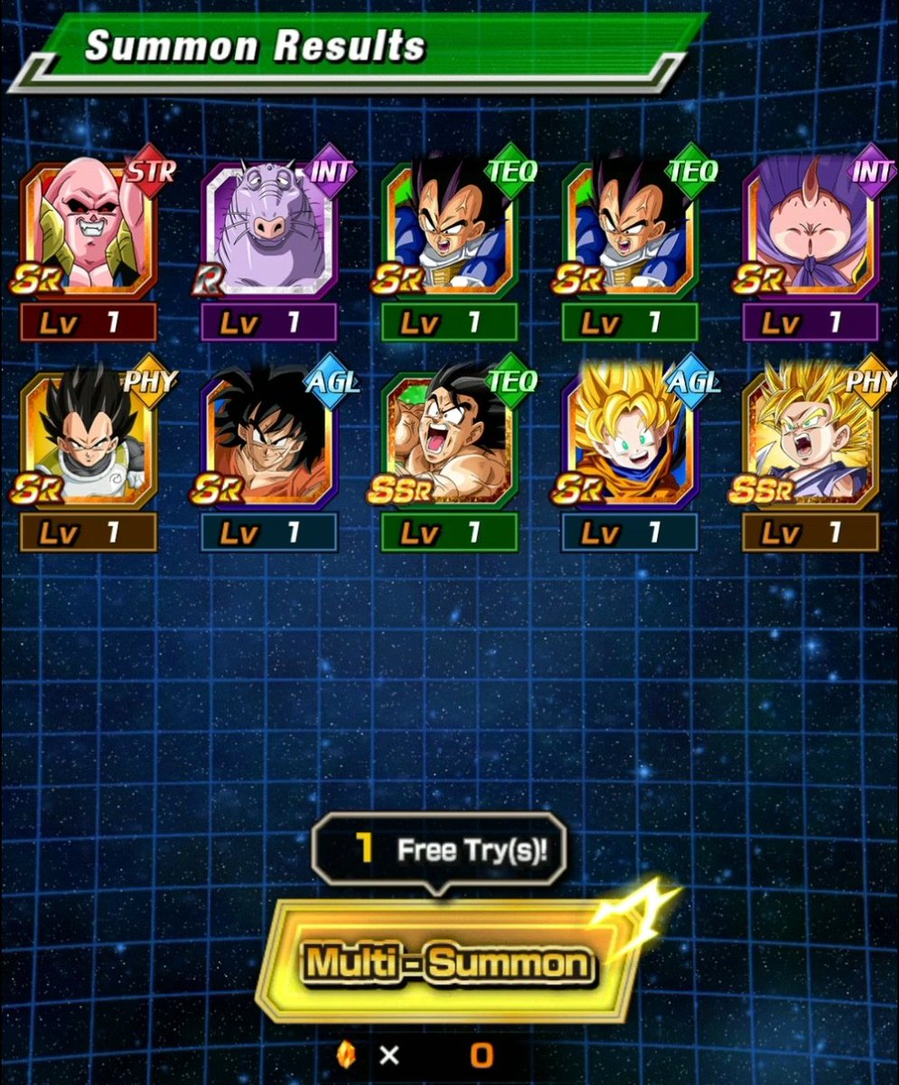 Dokkan_info_esp's tweet photo. No todas las summons som buenas, así que voy a enseñar las malas también.
Ultima rotación lanzada este finde al banner de Buutenks (que no tenía...) para completar el #Plan0DS
#DokkamBattle https://t.co/wK3ETrKAFo