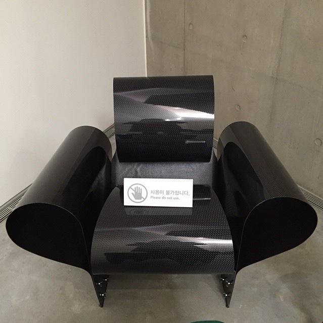 T.O.P's private chair collection was also displayed at the Samsung Museum of Art in 2015 for a temporary exhibition which featured designer chairs made by Gaudi, Ron Arad and Charlotte Perriand.