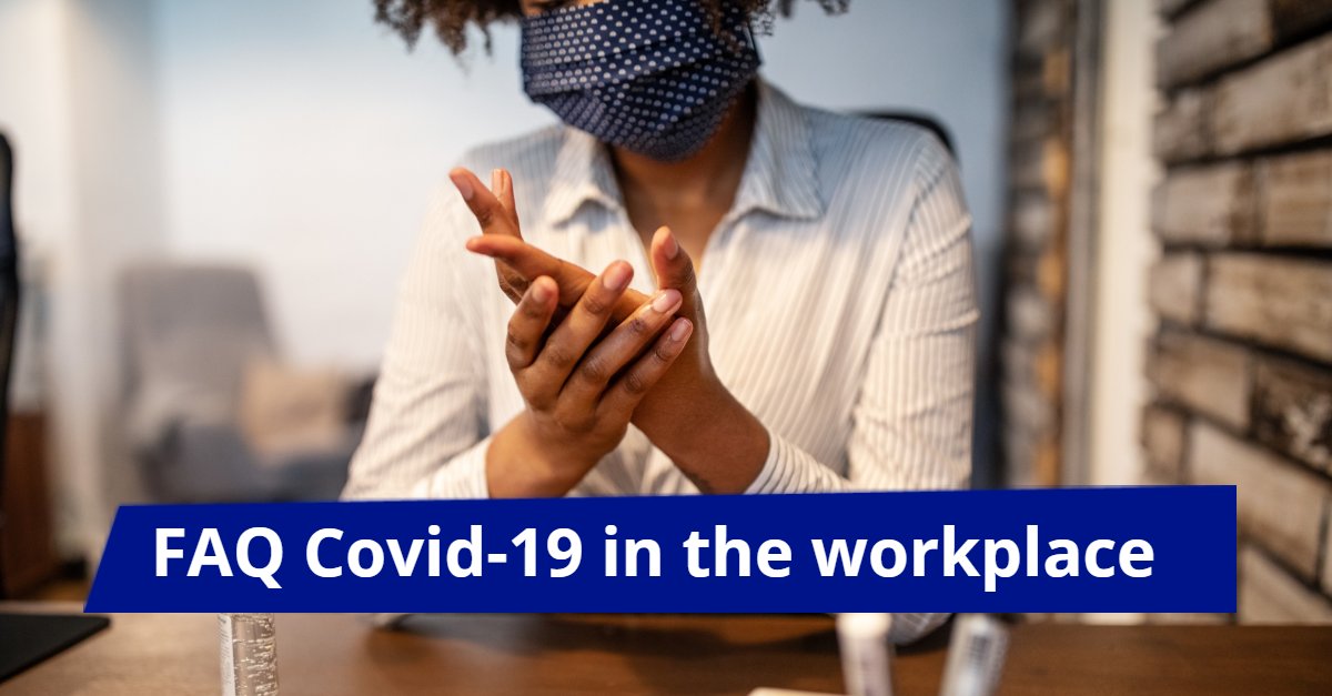[Resource] Frequently asked questions on how to prevent &amp; manage Covid-19 infections in the workplace. Read our useful tips on how to support an infected employee, clean a contaminated area, report an infection &amp; much more here:  bit.ly/2ZCXbuw #covid19SA #business #faq