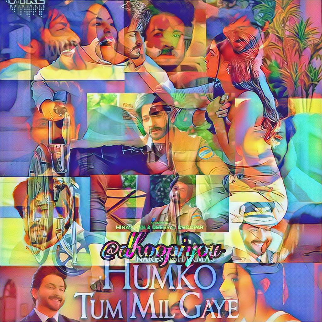 Humko Tum Mil Gaye Out NowTu meri Archana ka geet haiMera dil toh dhaar se vipareet haiTu mujhe palken uthakeEk baar dekhe yahi meri jeet hai @DheerajDhoopar  @eyehinakhan