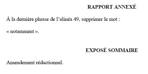 Point "amendement préféré des juristes" :
#BestOfAmendements