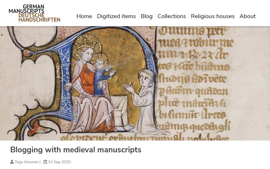 AinonenT's tweet photo. 2020 - the year that bought conferencing online
In July #PolonskyGerman launched #BloggingMSS challenge @IMC_Leeds (check out the combined wisdom of our speakers!)
https://t.co/AmIXRtgerF
In September the results came in @DarkArchives:
Congrats to @LuiseMorawetz & @NDomeisen! https://t.co/KBYz11fOOm