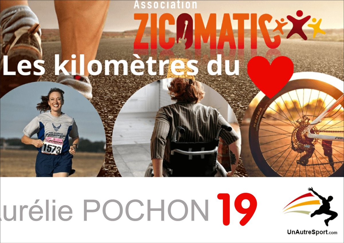 apochon's tweet photo. Dans la vie professionnelle, on rencontre parfois des personnes qui nous touchent et qui nous font réfléchir... Merci à Clément et Karine de l'@assozicomatic d'en faire partie😃. Alors aujourd'hui, à mon tour de les aider à ma manière avec ce beau dossard pour les Kilomètres du❤️ https://t.co/8e2NDrmF9R