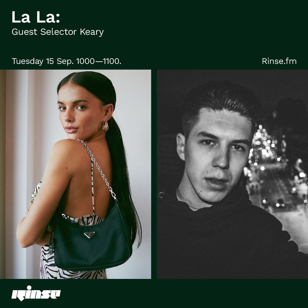 RinseFM's tweet photo. Coming through at 10AM is @lalaselector: Guest Selector #Keary on https://t.co/Q0ed1kLtwe + 106.8FM

#RinseFM https://t.co/9tPXvGjgvA