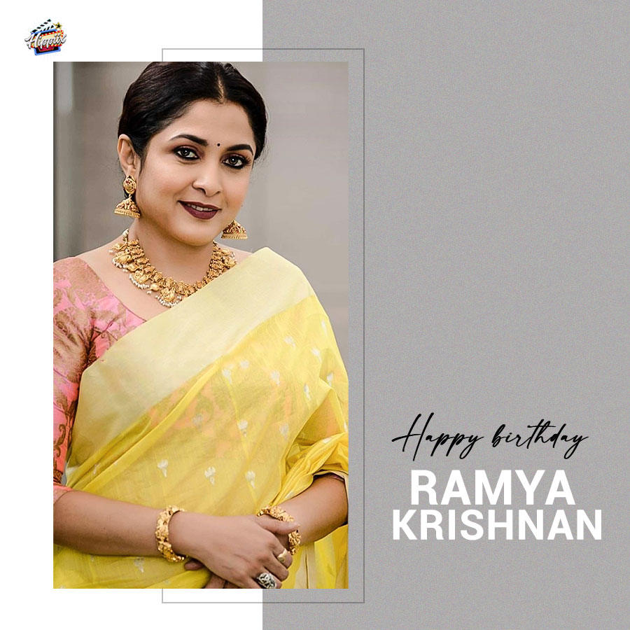 Wishing Ramya Krishnan, the most versatile and gorgeous actor, a Happy Birthday. 