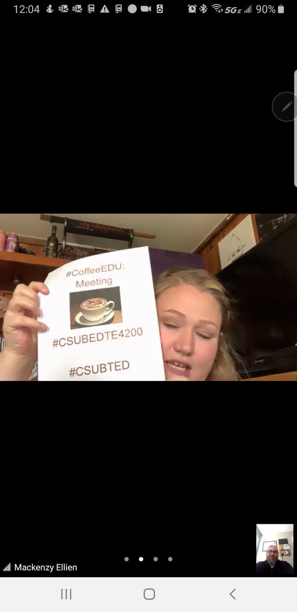 RayD4949's tweet photo. @teachsci8 #coffeeEDU #csubedte4200 #csubted https://t.co/72MsUwodwn
