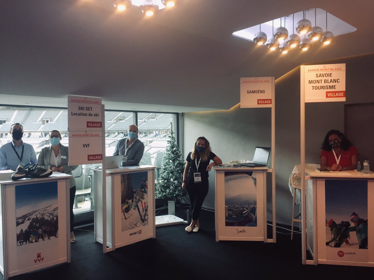 SavoieMontBlanc's tweet photo. Top départ pour le salon  #eluceo au stade de France loges 13 et 14. L’occasion pour nos 8 partenaires d’aller à la rencontre des #CSE et d’échanger sur leurs projets de séjours pour les groupes, individuels et colonies pour cet hiver ! ☃️⛷ https://t.co/IAMuxVzZJA