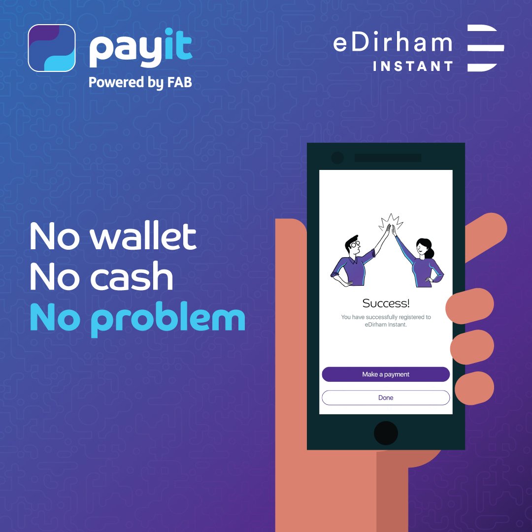 payitwallet's tweet photo. Make contactless eDirham Instant payments with payit.

قم بإجراء معاملات الدرهم الإلكتروني على
الفور ودون تلامس مع payit.

Download payit now! 
 https://t.co/Qdln9TT4WZ

For more info please visit https://t.co/6fQKCvSVhU https://t.co/CdKwVxLYK8