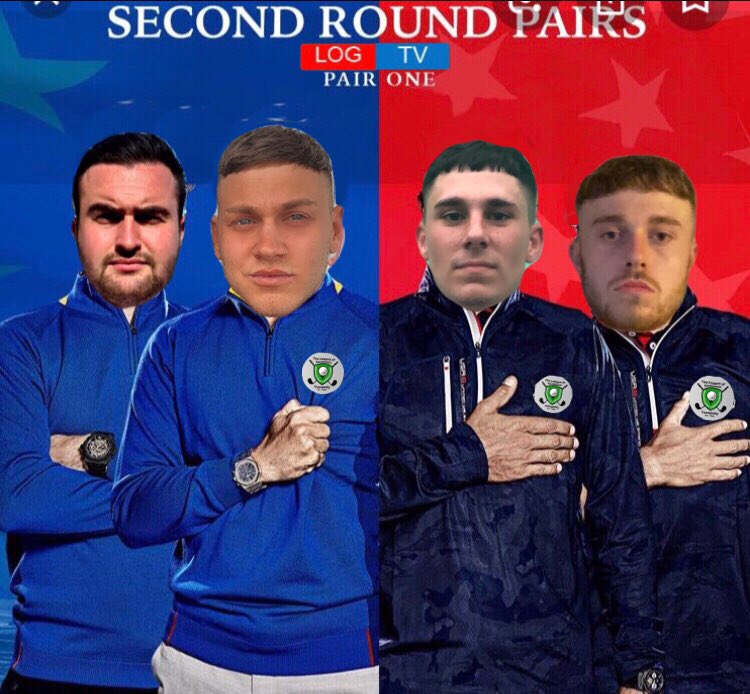 TheLeagueofGen2's tweet photo. THE 2020 CAEDER CUP! Getting us underway this Saturday, representing team Europe will be the dynamic pairing of @BenTeefJones and @TitOfMine. They will face the USA captain @alexquinn_24 and his partner @EvanWeaver98. In the singles, Ben plays Quinny. Tom plays Evan🇪🇺🏆🇺🇸 https://t.co/n16aWUUJNK