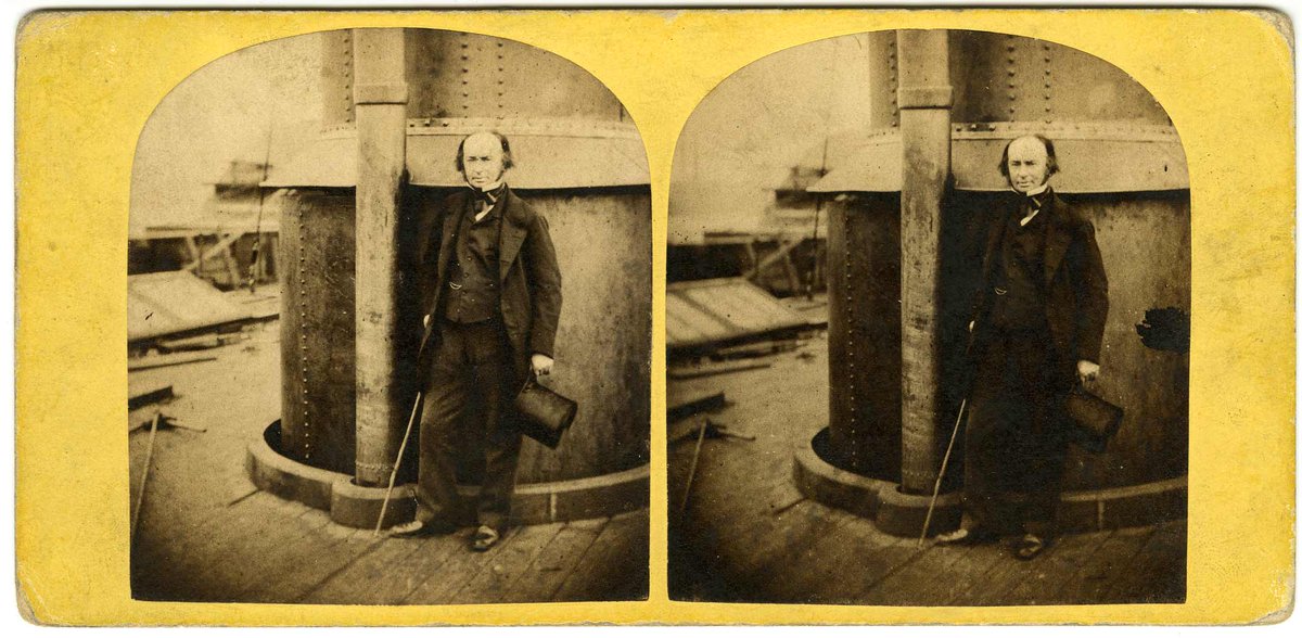 Isambard Kingdom Brunel died #OnThisDay in 1859. This image was taken just 10 days before he died.

From bridges to railways to ships, his achievements, many of which are still part of our every day lives and landscape, are a lasting testament to his far-sighted genius. 🎩