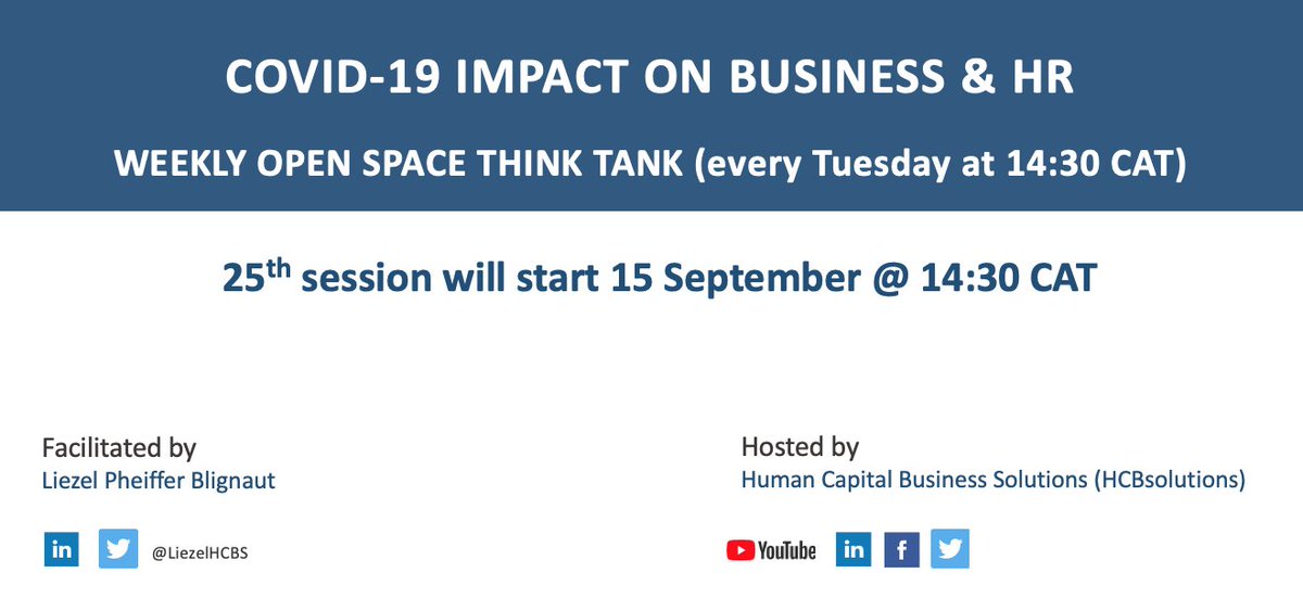 LiezelHCBS's tweet photo. If you want to attend the weekly Think Tank sessions I have been hosting since 24 March, send me a DM and I will send you the Zoom link. 

I will continue to host these sessions every week until they are no longer needed. 
@hcbsolutions https://t.co/VBVg52q7zF