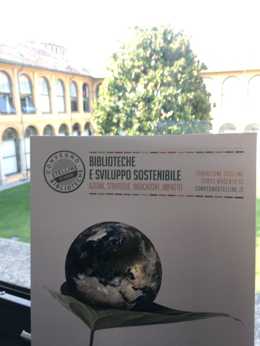 Eccoci alla XXV edizione del <a href="/CStelline/">Convegno Stelline</a>: bibliotecari vi aspettiamo per raccontarvi tutte le novità! 

#biblioteche #svilupposostenibile #stelline20