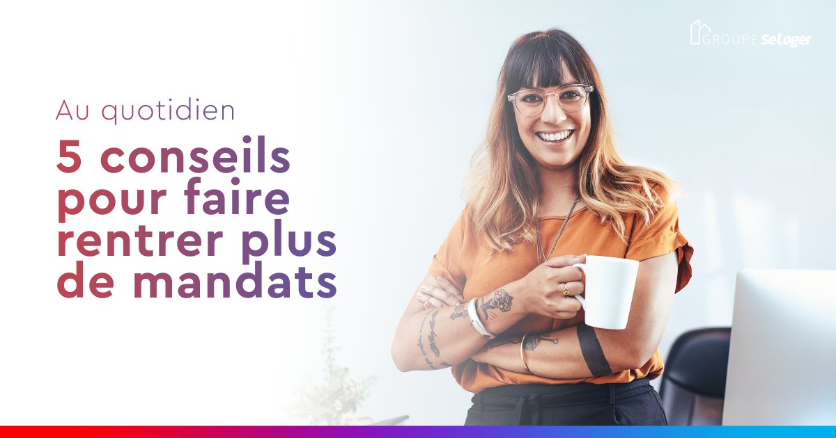 🏡 #AuQuotidien : comment s’y prendre pour faire entrer des mandats de qualité, de manière efficace ? Découvrez tous nos conseils 👇
📎 Article : bit.ly/2ZD9Ddv