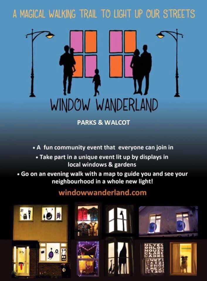 Window Wanderland 

#Parks &amp; #Walcot 2020

Free registration at:
WindowWanderland.com