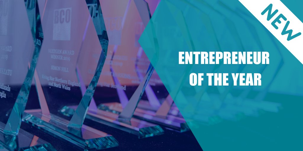 An EXTENSION has been announced for the #BCONextGenAwards. You now have (a bit) more time to submit a nomination: 
ow.ly/NPKe50BomIW

Remember we have a new category for 2020: #EntrepreneurOfTheYear

#nextgen #bconextgen #cre #youngtalent #youngprofessionals #risingstars