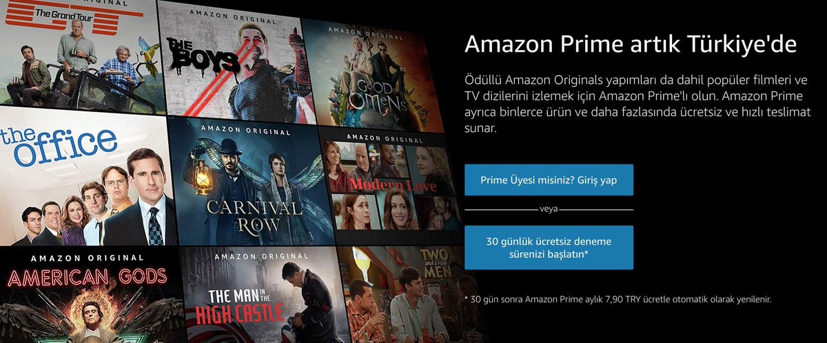 teknolojitv_'s tweet photo. Amazon Prime Türkiye’de üstelik ayda 8 TL #AmazonPrime #amazontürkiye #amazonprimeturkiye https://t.co/MUjh0TjcM8