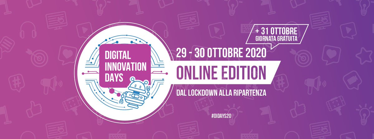 Open_Box's tweet photo. Siamo fieri di essere sponsor dei @DIDAYSIT 2020! L'evento si terrà online il 29, 30 e 31 ottobre, e vedrà l'intervento di autorevoli professionisti del settore, tra cui il nostro digital strategist @MatteoPogliani! 
#SocialMedia #InfluencerMarketing #DIDAYS20 https://t.co/mNfQ835DUE
