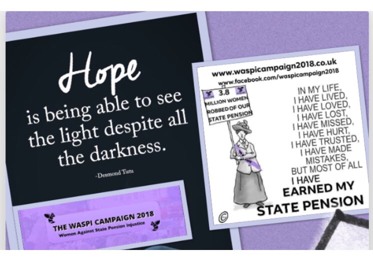 WaspiCastleford's tweet photo. @PensionDay #PAD20 it is a pity the #Dwp didn’t have an advert like your which is clear in the media in 1995 legislation changes in #Statepension age !! In 1995 many #1950sbornwomen & general public wasn’t using the internet hardly & only a snippet apparently in money papers #lefttochance https://t.co/FXyRb0fPkh
