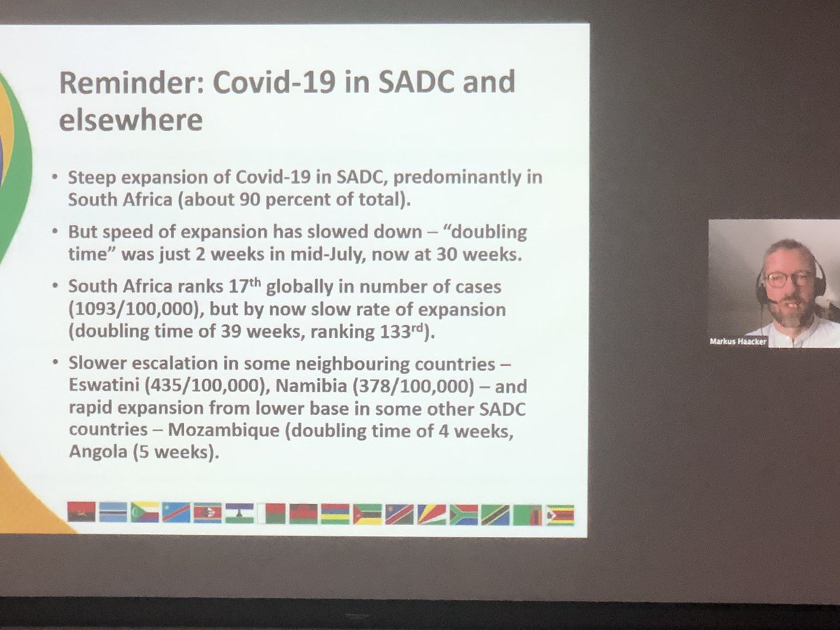 AlankarMalviya's tweet photo. Assessment Economic Impact of #COVID19 in @SADC_News region with analysis of level@of public debt , presented today. We are facing an unprecedented economic crisis potentially affecting financing #HIVPreventionESA @Winnie_Byanyima @ShannonHader @UNAIDS_ESA @WorldBank https://t.co/R62QLkoMYv