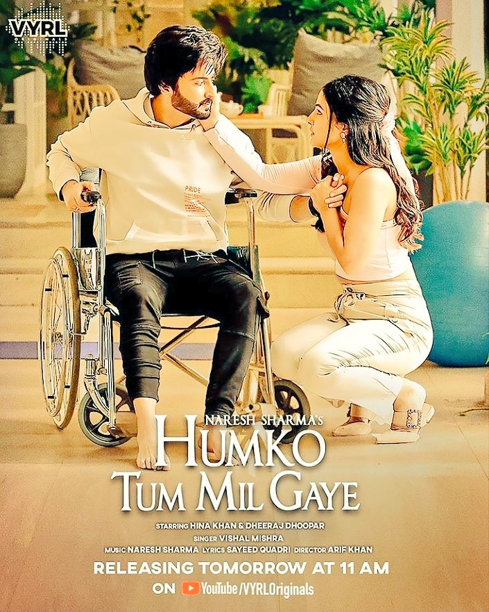 Humko Tum Mil Gaye Out NowNaino main jale har diye ki kasamMaine jo bhi kya uss kiye ki kasamHum aas le baithe hain yahanLaut aao tumhe aasiye ki kasam @DheerajDhoopar  @AryaSmilesa