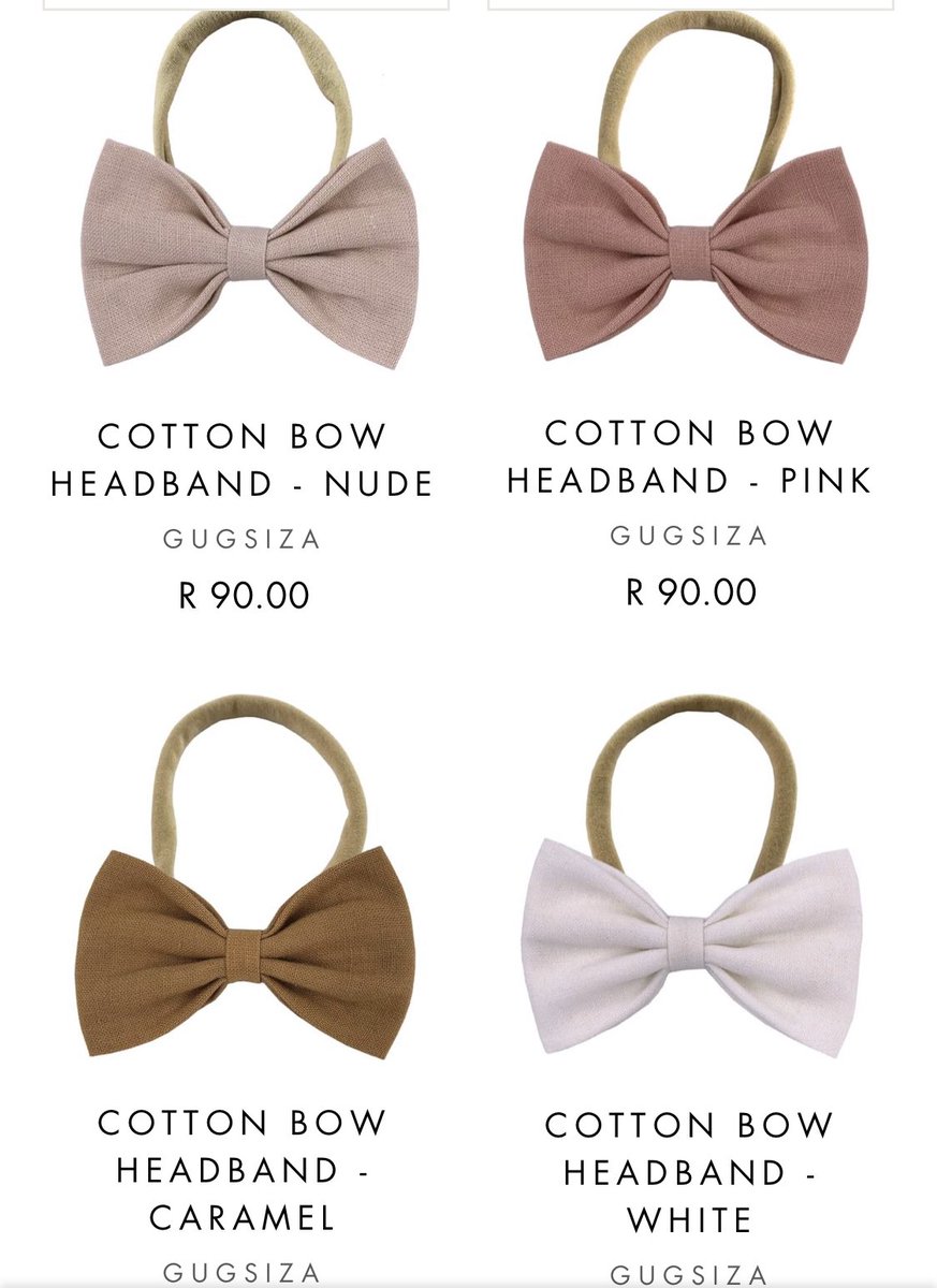 Gugsi_za's tweet photo. The cutest hair accessories for your little one! Shop all products online https://t.co/mxuSYD7V5N | South Africa | Nationwide delivery https://t.co/RsHGygOjFo