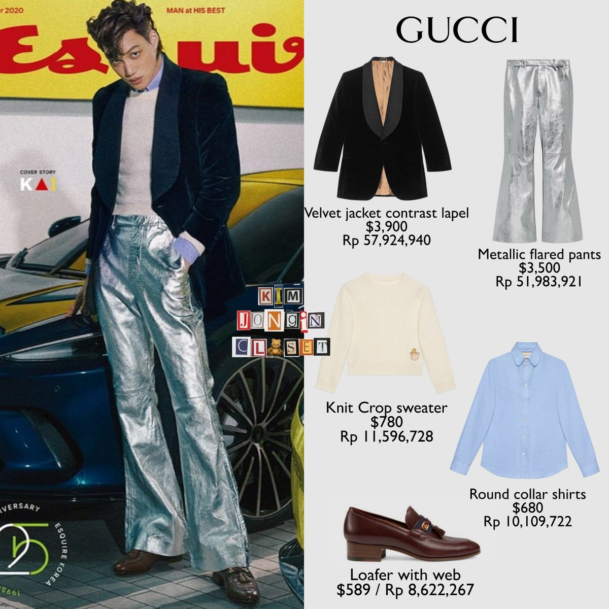 kimjongincloset's tweet photo. 200915 | Jongin for Esquire Korea October 2020 Issue | Kai Cover
#엑소카이 #EXO #KAI #JONGIN #김종인 #카이 #SUPERM #KAISTYLE #KAIFASHION #WEAREONEEXO #EXOL https://t.co/DpfkaTfNev