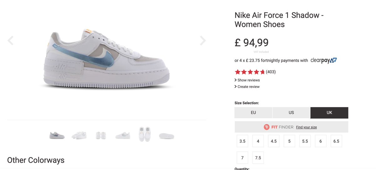 footlocker nike shadow