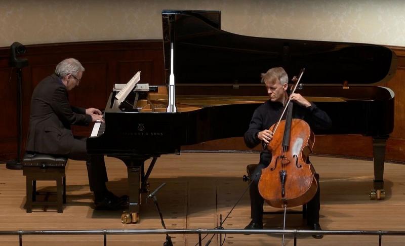 theartsdesk's tweet photo. ★★★★ Long shadows and rich sounds from #AlbanGerhardt @albancello #MarkusBecker @wigmore_hall - #Shostakovich's dark intensity carries over to #Schumann and #Beethoven https://t.co/FCW1Dn5I8H https://t.co/3Wc21b4FTJ