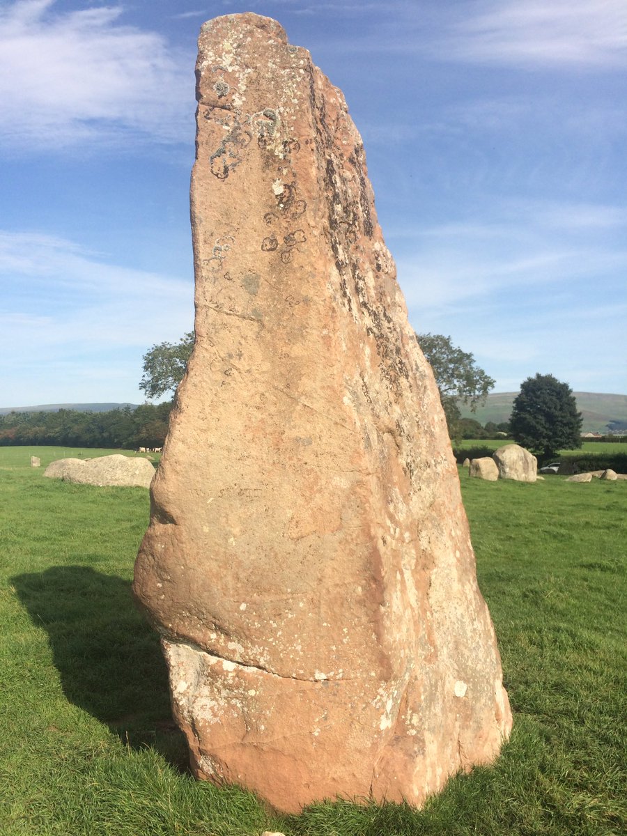 Everything’s built of red around here. From Long Meg to the bridges, monuments, walls and more.Meg’s the tallest of 69. Her daughters are rhyolithic.Went looking for caves.I thought I wouldn’t need a map. (I always need a map...)