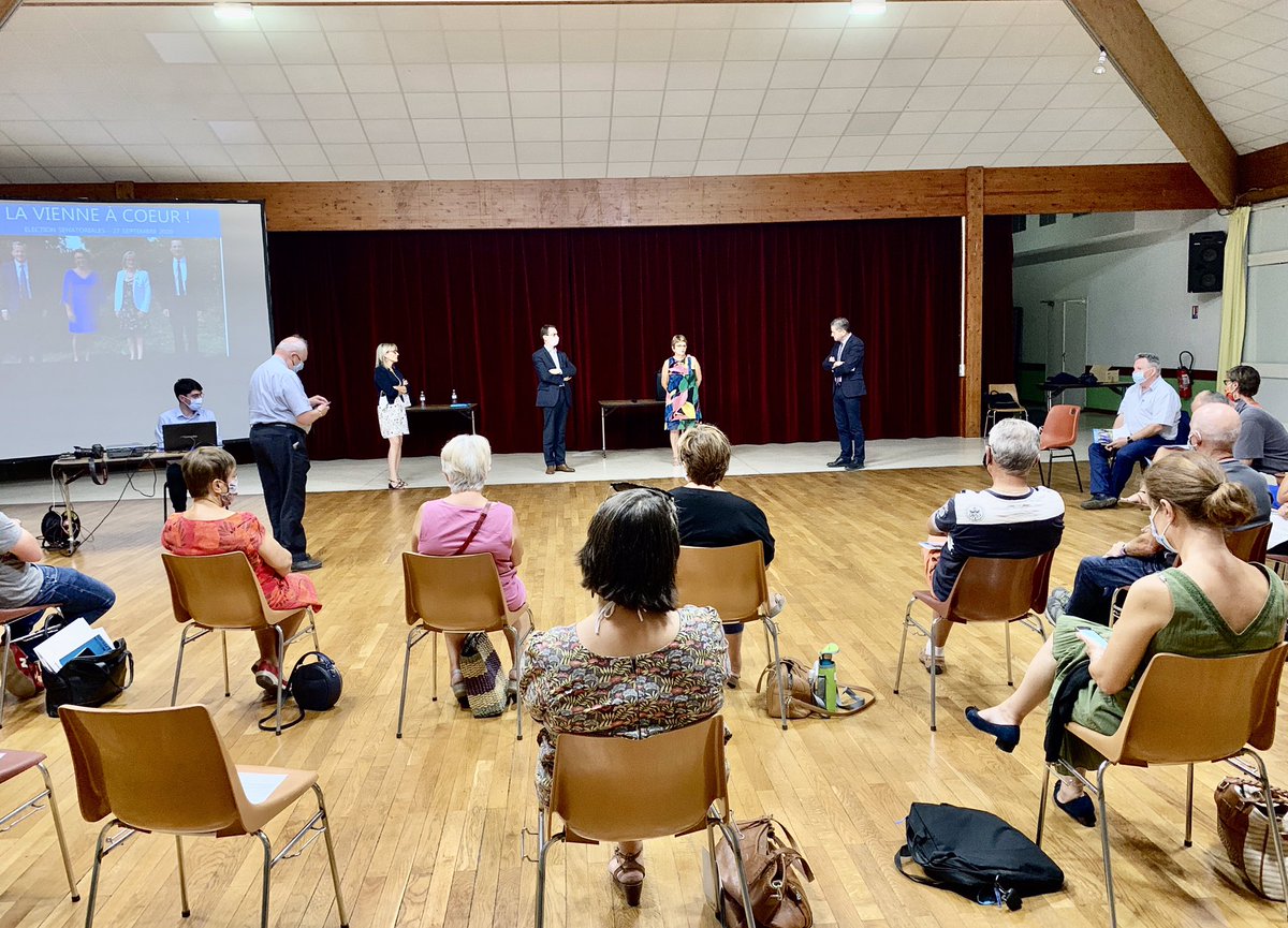 brunobelin's tweet photo. Ce lundi soir à Vivonne devant une vingtaine d’électeurs sénatoriaux 
🚩 Merci à Rose Marie Bertaud pour son accueil et son soutien 
1️⃣8️⃣6️⃣ Maires (sur 266) et
Plus de 3️⃣0️⃣0️⃣ électeurs sénatoriaux nous soutiennent 
https://t.co/13IgP8Bt5L
La Vienne à 💚 ! 
@senat_2020 J-12 https://t.co/ooVcGig0ie