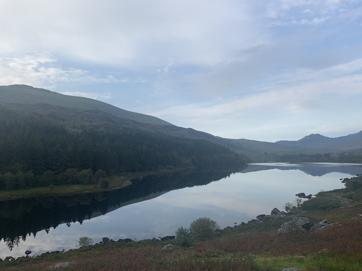 merseyview's tweet photo. What a view, feels Jurassic, earthy and stunningly beautiful #welshlakes #welshmountains #welshviews #welshlove https://t.co/6BX9PvfDMG