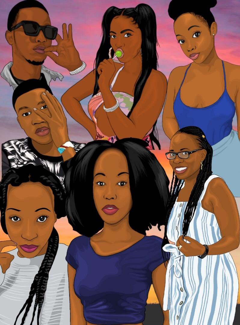 ZzimbeE's tweet photo. @AaronBanana4 does the cartoon faces Kindly support his hustle. Like Comment and Retweet https://t.co/b6AvQmPeaB
