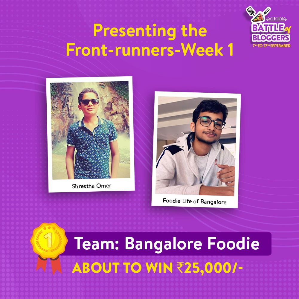 explorex_inc's tweet photo. #BattleOfBloggers has been gaining steam and the competition is fierce!π₯
We present to you the FRONT-RUNNERS of Week 1 π₯³π
But remember the competition hasn't ended yet.πββοΈKeep going and make it to the finish line! π
#Tuesday #ContestIndia #win #ContestAlert #food #blogger https://t.co/iI1MmB06if