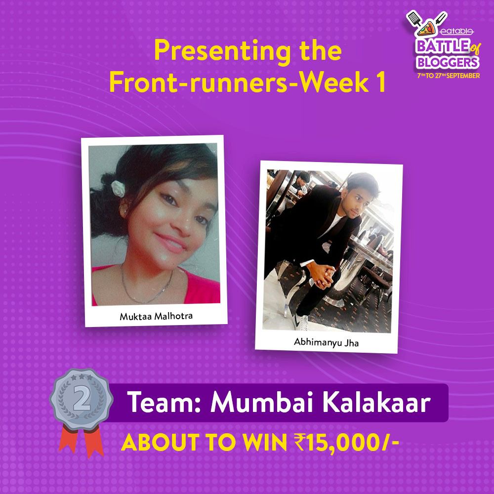 explorex_inc's tweet photo. #BattleOfBloggers has been gaining steam and the competition is fierce!π₯
We present to you the FRONT-RUNNERS of Week 1 π₯³π
But remember the competition hasn't ended yet.πββοΈKeep going and make it to the finish line! π
#Tuesday #ContestIndia #win #ContestAlert #food #blogger https://t.co/iI1MmB06if