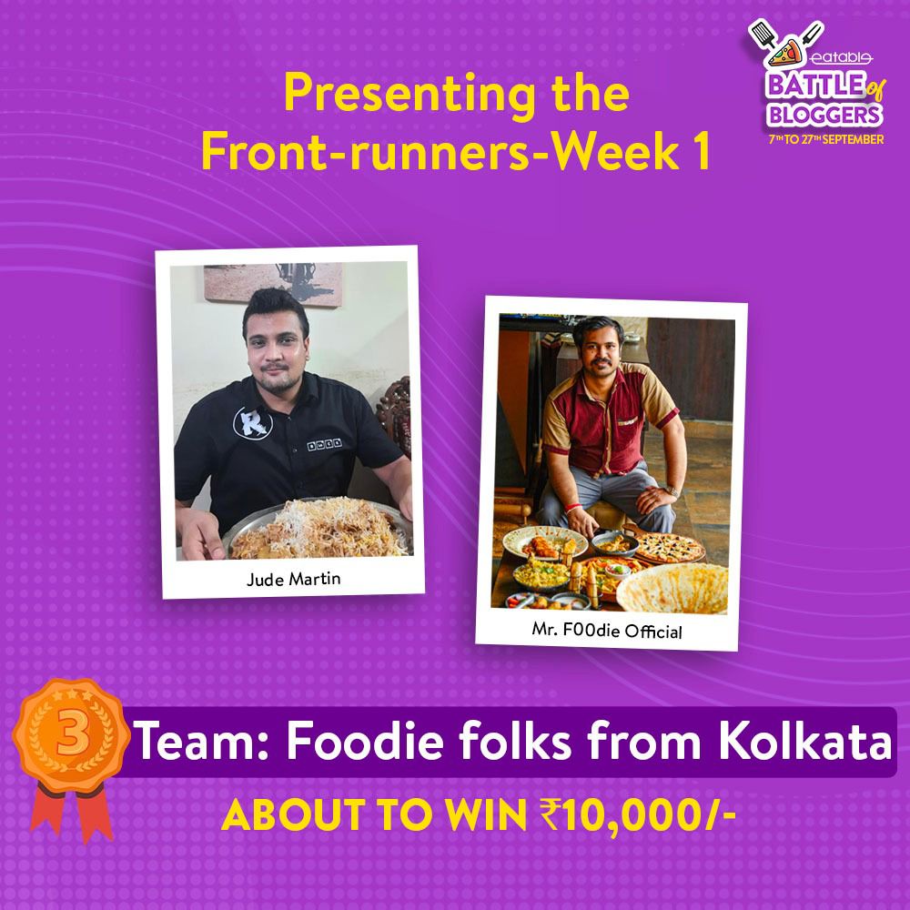 explorex_inc's tweet photo. #BattleOfBloggers has been gaining steam and the competition is fierce!π₯
We present to you the FRONT-RUNNERS of Week 1 π₯³π
But remember the competition hasn't ended yet.πββοΈKeep going and make it to the finish line! π
#Tuesday #ContestIndia #win #ContestAlert #food #blogger https://t.co/iI1MmB06if