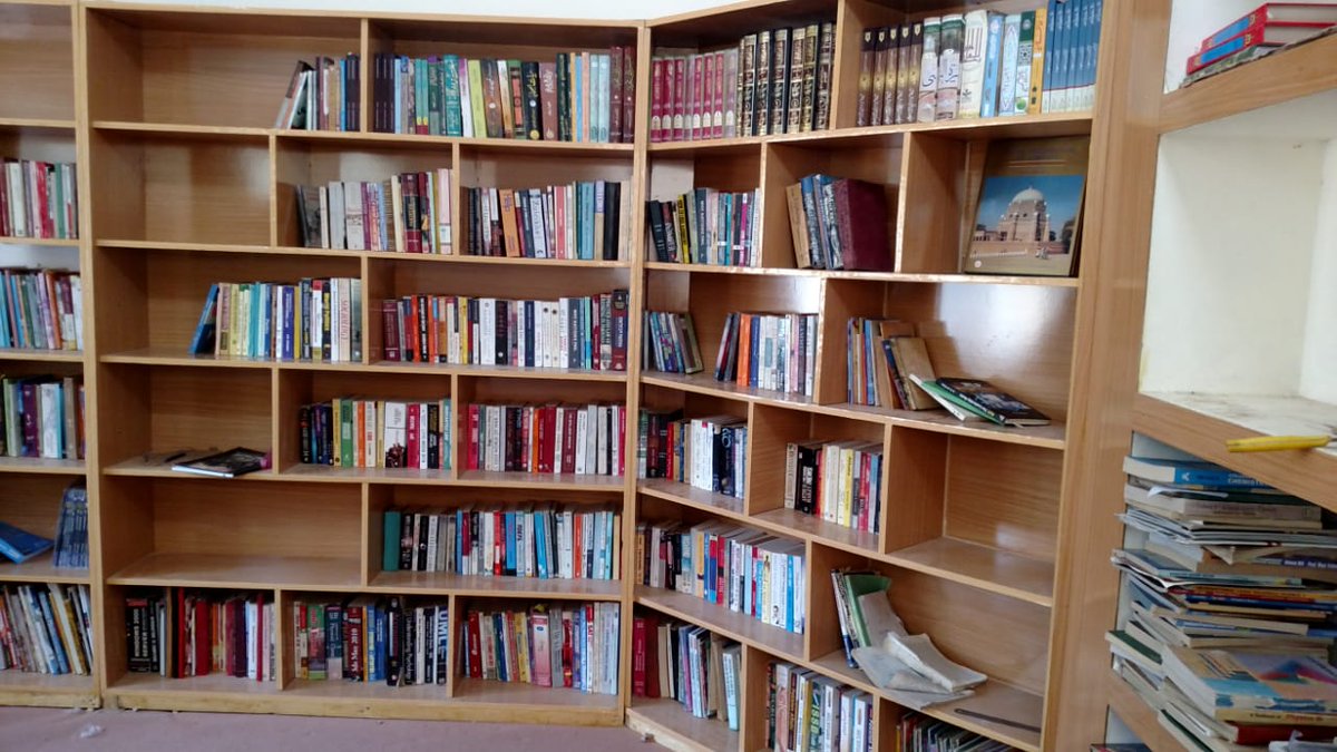KhalidAzizB's tweet photo. With the help of Allah almighty @LibraryWadh  team has gracefully  succeeded  in establishing a library. It's a first library in the area. The battle against illiteracy has started. Thumbs up to youth  of Wadh, thanks to everyone who supported the Noble cause. https://t.co/Iy4FrwHaRJ